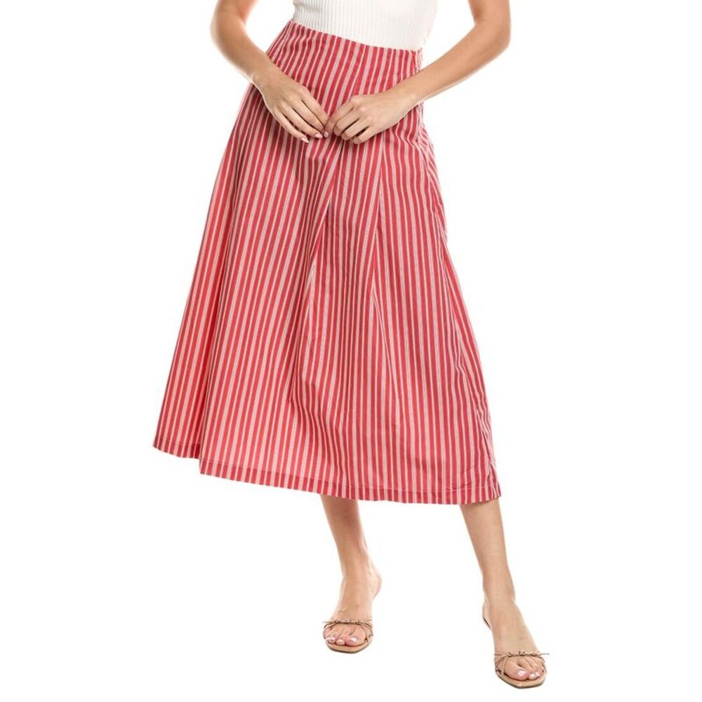 Estellina Womens  Midi Skirt, Red